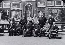 Photograph of the Council and Members of the Aberdeen Artists Society 1900,. Creator: Robert Brough