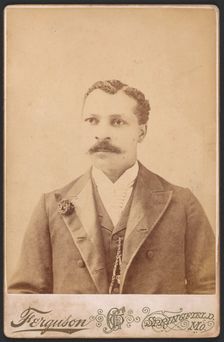 Photograph of Tobe Brown, 1890s. Creator: G.W. Ferguson
