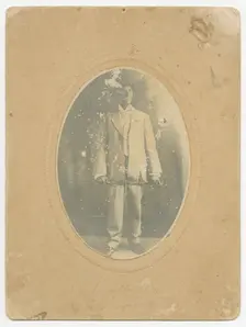 Photograph of a man, ca. 1910. Creator: Lucius Harper