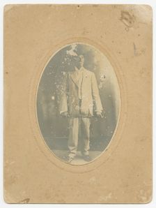 Photograph of a man, ca. 1910. Creator: Lucius Harper