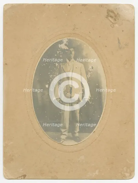 Photograph of a man, ca. 1910. Creator: Lucius Harper.
