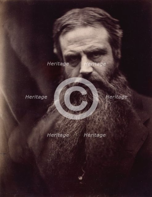 Photograph of a man, probably John Hungerford Pollen, c1860s. Creator: David Wilkie Wynfield.