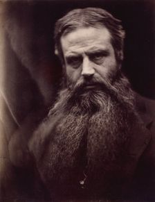 Photograph of a man, probably John Hungerford Pollen, c1860s. Creator: David Wilkie Wynfield
