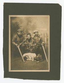 Photograph of a hunting party, ca. 1903. Creator: Unknown