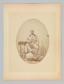 Photograph of Aaron Molyneaux Hewlett, gymnasium coach of Harvard University, 1859-1871. Creator: George K Warren