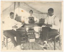 Photograph of B.C. Franklin, I.H. Spears, and Effie Thompson, June 6, 1921. Creator: Unknown