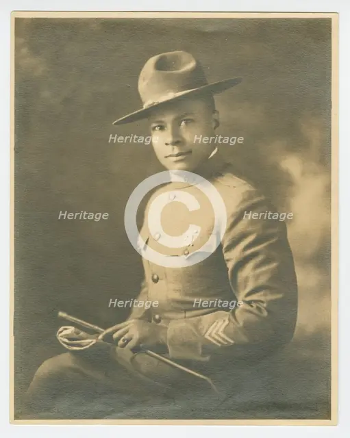 Photograph of Bosey E. Vick, 1914-1918. Creator: Unknown.