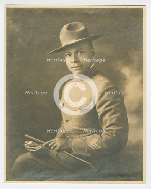 Photograph of Bosey E. Vick, 1914-1918. Creator: Unknown.