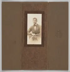Photograph of Cpl. Lawrence Leslie McVey, ca. 1915. Creator: Unknown