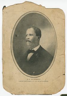 Photograph of E. G. Humphrey wearing a suit, ca. 1920. Creator: Unknown