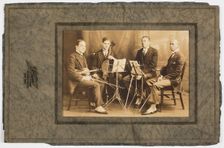 Photograph of Hall Johnson and the Negro String Quartet, ca. 1923. Creator: S. Tarr
