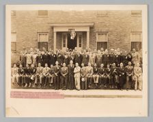 Photograph of Kappa Alpha Psi members, 1937-1938. Creator: Dexheimer-Carlon Studios