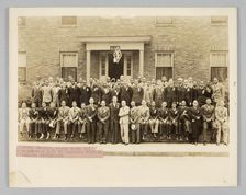 Photograph of Kappa Alpha Psi members, 1937-1938. Creator: Dexheimer-Carlon Studios