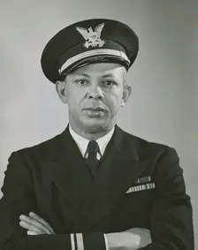 Photograph of Lieutenant Clarence Samuels of the United States Coast Guard, the..., 1939 - 1945. Creator: Naval Photographic Center