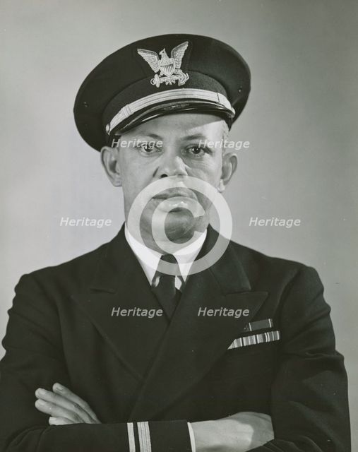 Photograph of Lieutenant Clarence Samuels of the United States Coast Guard, the..., 1939 - 1945. Creator: Naval Photographic Center.