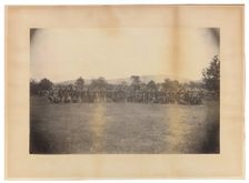 Photograph of members of the 55th Massachusetts Infantry, 1863-1865. Creator: Unknown