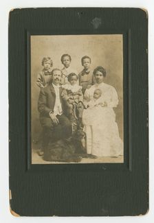 Photograph of Senator Henry Hall Falkener and family, ca. 1906. Creator: Unknown