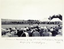 Photograph signed by American golfer Walter Hagen, 1929