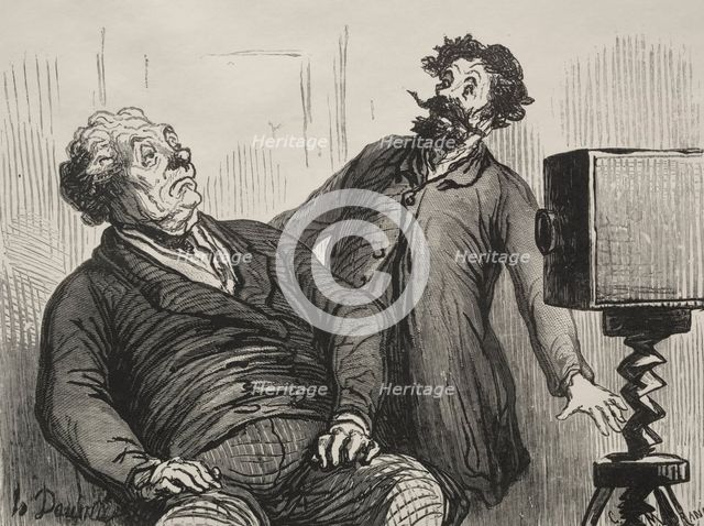 Photographe et photographiés. Creator: Honoré Daumier (French, 1808-1879).