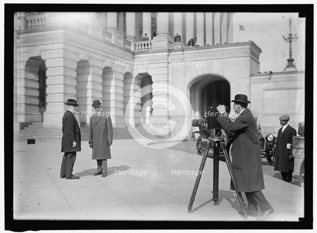 Photographer at U.S. Capitol, Washington, D.C., between 1913 and 1917. Creator: Harris & Ewing.