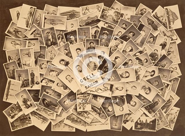 [Photographic Advertisement], 1860s. Creator: Emile Gsell.