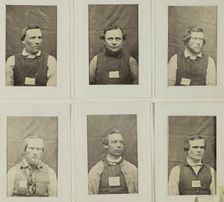 "Photographic Album for the year 1861 of prisoners kept at Warberg Fortress", 1861. Creator: Mats Landin