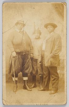 Photographic postcard of three unidentified women, 1904-1918. Creator: Unknown