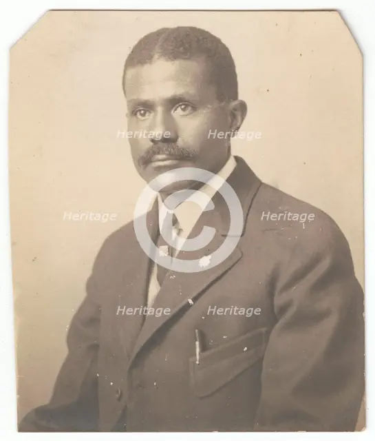 Photographic print of a man, early 20th century. Creator: Unknown.