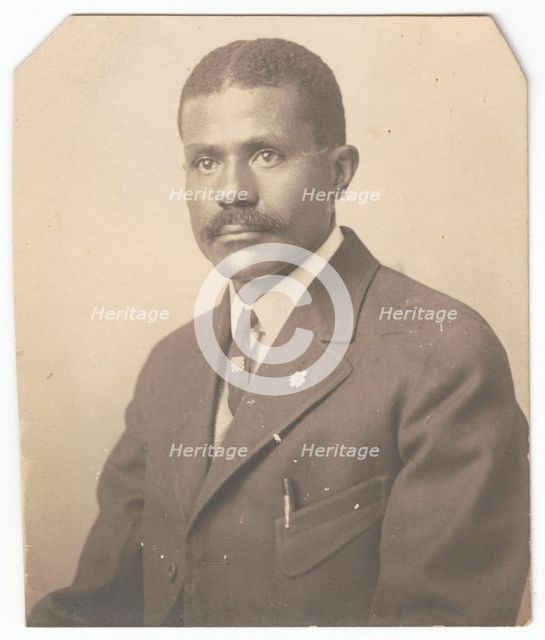 Photographic print of a man, early 20th century. Creator: Unknown.