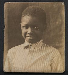 Photographic print of a young boy, early 20th century. Creator: Unknown