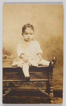 Photographic print of an unidentified child, early 20th century. Creator: Unknown