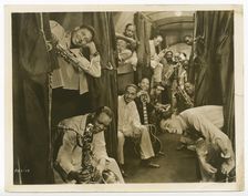 Photographic print of Cab Calloway and his band in a sleeper car, 1933. Creator: Unknown