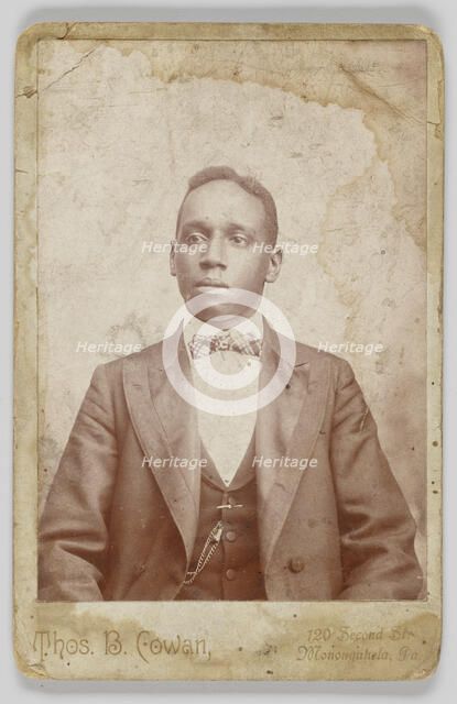 Photographic print of Joseph Phillipps, early 20th century. Creator: Thomas B. Cowan.