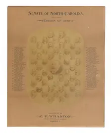 Photographic print of the Senate of North Carolina, Session of 1889, 1889. Creator: Cyrus Paisley Wharton