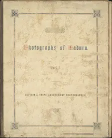 Photographic Views in Madura, Part I, 1858. Creator: Captain Linnaeus Tripe
