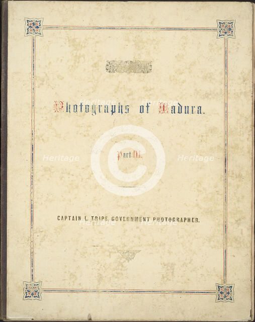 Photographic Views in Madura, Part III, 1858. Creator: Captain Linnaeus Tripe.
