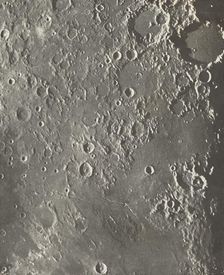 Photographie Lunaire Albategnius - Triesnecker - Manilius, 1903. Creators: Maurice Loewy, Pierre Henri Puiseux