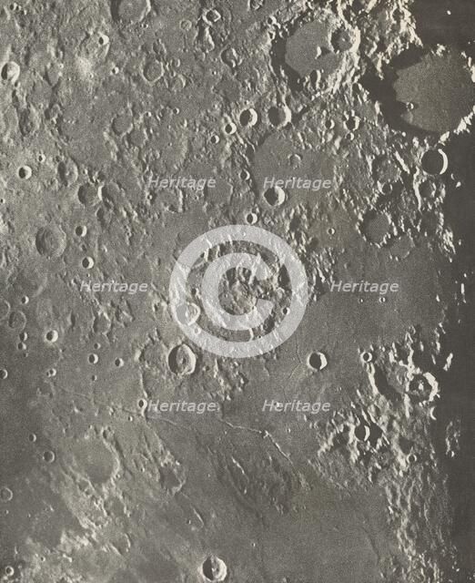 Photographie Lunaire Albategnius - Triesnecker - Manilius, 1903. Creators: Maurice Loewy, Pierre Henri Puiseux.