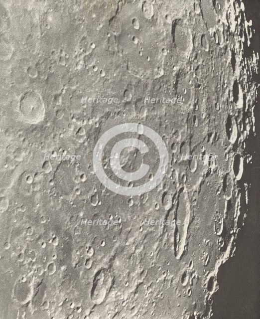Photographie Lunaire Blancanus - Tycho - Schiller, 1899. Creators: Maurice Loewy, Pierre Henri Puiseux.