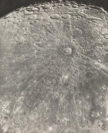 Photographie Lunaire Rayonnement de Tycho - Phase Croissante, 1899. Creators: Maurice Loewy, Pierre Henri Puiseux