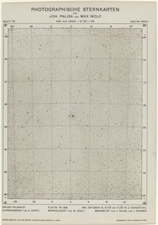 Photographische Sternkarten (October 15, 1901), 654. Creators: Max Wolf, Johann Palisa