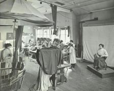 Photography students at work, Bloomsbury Trade School for Girls, London, 1911