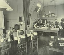 Photography students, Bloomsbury Trade School for Girls, London, 1923