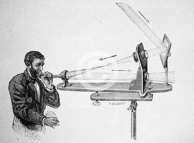 Photophone by Alexander Graham Bell, 1882. Artist: Anonymous  