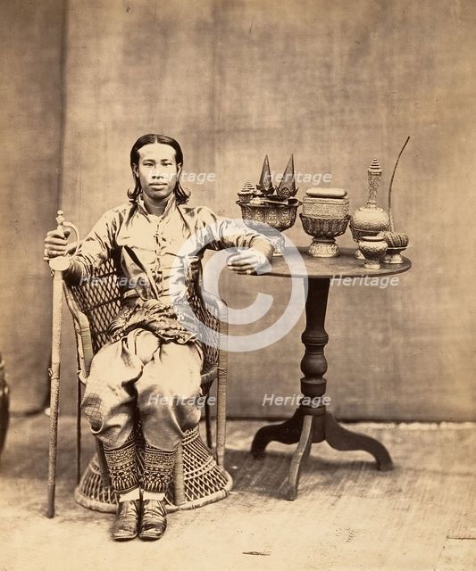 Phra-Kéo-Pha, Frère du Roi, 1866. Creator: Emile Gsell.
