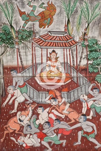 Phra Malai Manuscript (image 17 of 21), between c1860 and c1880. Creator: Unknown.