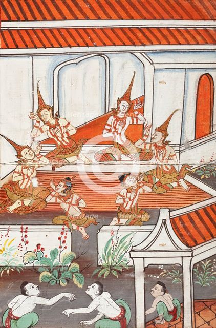 Phra Malai Manuscript (image 19 of 21), between c1860 and c1880. Creator: Unknown.