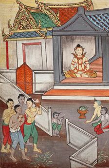 Phra Malai Manuscript (image 3 of 21), between c1860 and c1880. Creator: Unknown