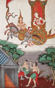 Phra Malai Manuscript (image 5 of 21), between c1860 and c1880. Creator: Unknown