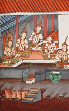 Phra Malai Manuscript (image 6 of 21), between c1860 and c1880. Creator: Unknown